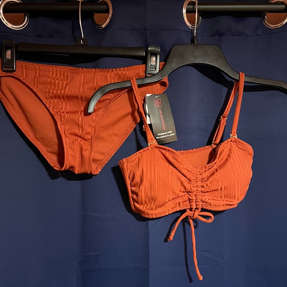 NWT No Boundaries Burnt Orange Bikini